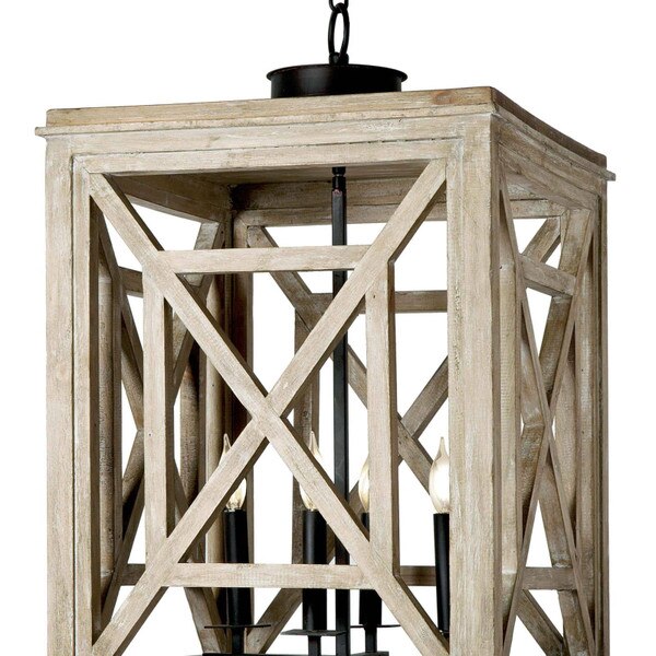 Wood Lattice Lantern Macro 2